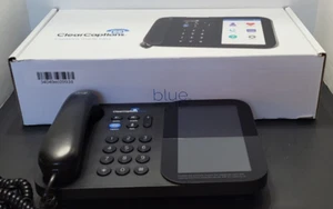 2-przezroczyste napisy Telefon do niedosłyszenia Domowy dźwięk Komunikuj się za darmo - Zdjęcie 1 z 8