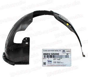 GENUINE OEM ® Fender Liner FRONT RIGHT PASSENGER 2017-2019 Kia Niro 86812G5000 - Bild 1 von 1