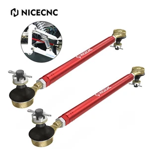 2x Tierod Tie Rod + 4x Ball Joints For Yamaha Blaster 200 YFS200 1988-2006 Red - Picture 1 of 6