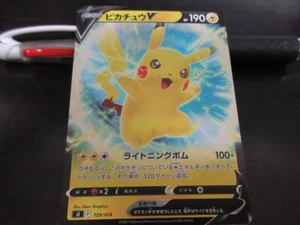 Pokemon Card sI 129/414 Pikachu V Raro Foil Start Deck 100 - Imagen 1 de 3