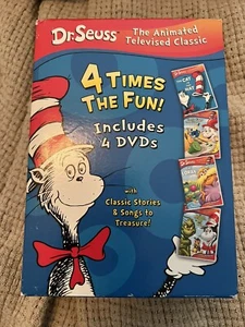 Rare Dr. Seuss The Animated Televised Classics Box Set - 3 DVDs And Cinderella - Picture 1 of 8