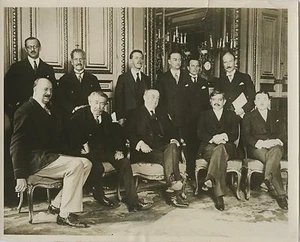 FRANCIA Pierre Laval con Gabinetto 1942 foto - Foto 1 di 1