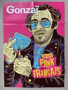 Alain Pacadis / Gonzo Magazine / Affiche originale (2020) / Punk français - Foto 1 di 4