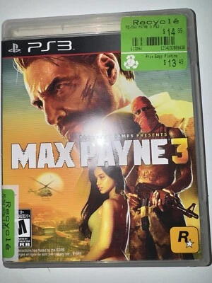 Max Payne 3 (Sony PlayStation 3, 2012) CIB COMPLETE +MANUAL PS3 - Image 1 of 4