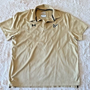 Under Armour South Florida Bulls Polo XL Gold Men's Short Sleeve - Picture 1 of 12