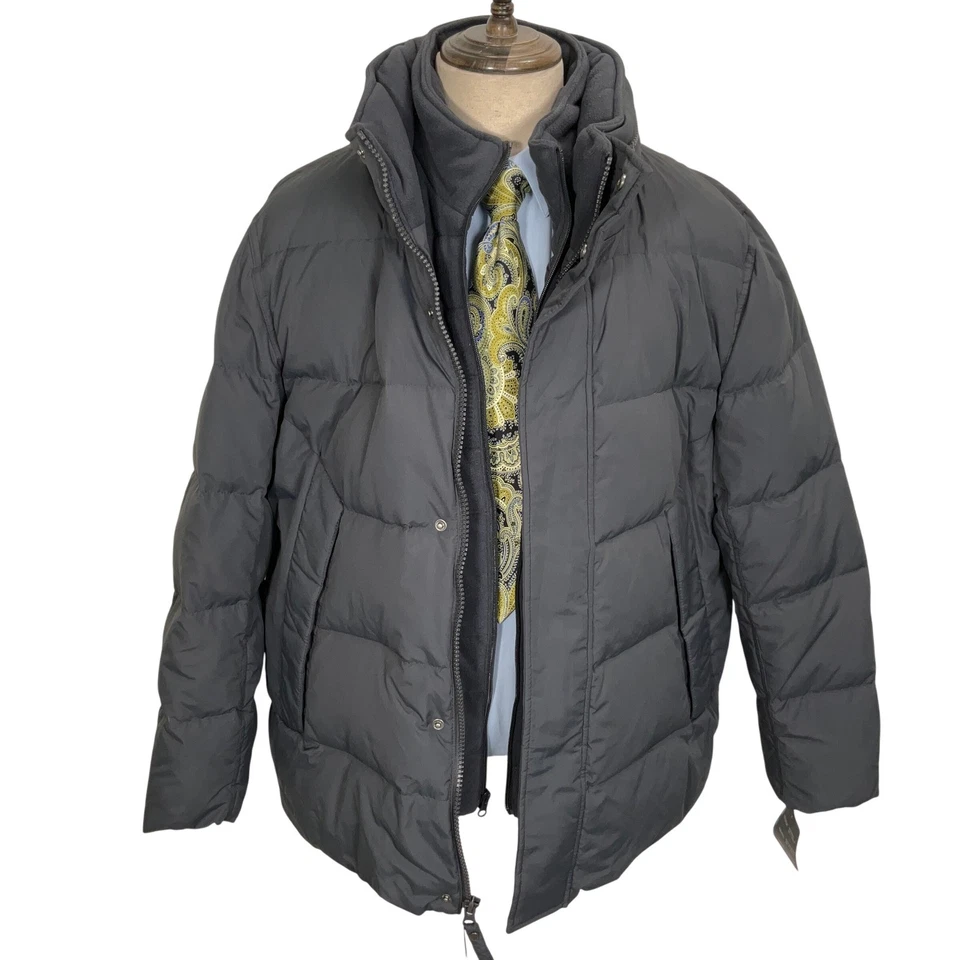 Marc NY Andrew Marc Jacket Men XLarge Gray Puffer Down Snow Winter Streetwear - Image 1 of 4