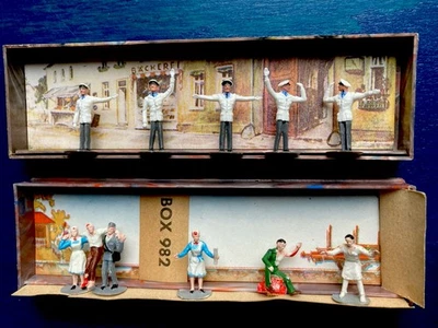 MERTEN BOX Konvolut -Vintage-Modellbaufiguren HO, (Unfall),  TOP ZUSTAND - Bild 1 von 3