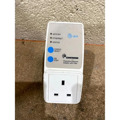 Comtrend PowerGrid 902 724303-029 Powerline Ethernet Adapter White with Filter - Image 1 of 4
