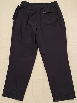 Zero Restriction Gore-tex Rain Pants Mens L Black Packlite Waterproof Golf USA - Image 1 of 4