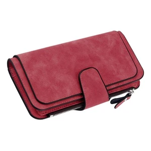 Cartera sin asas vintage de viaje con múltiples tarjetas para mujer larga mate - Imagen 1 de 11