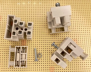3 Way 13A 4mm2 Fused + Spare 2x20mm Earthed Terminal Block 450V CFTBN/3 - Picture 1 of 2