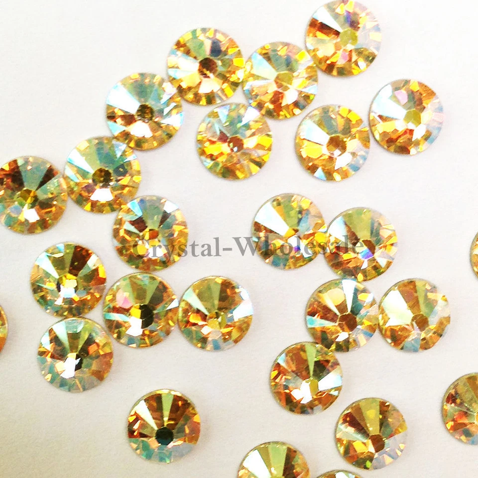 Jonquil AB (213 AB) Swarovski 2058 9ss Crystal Flat Backs Foiled Rhinestones ss9 - Image 1 of 1