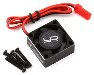 Yeah Racing 25x25x10mm Aluminum Case Tornado Plus High Speed Cooling Fan (Black) - Picture 1 of 2