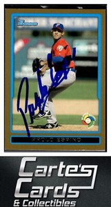 Paolo Espino 2009  Bowman Draft Picks #BDPW30 TTM/IP Signed Autographed