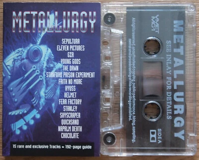 VARIOUS - METALLURGY (HARD STUFF VMETMC1) 1995 UK CASSETTE COMPILATION THRASH - Image 1 of 3