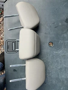 2015-2020 Acura TLX Complete Set of Rear Seat Headrest Graystone 16 17 18 19 - Picture 1 of 20