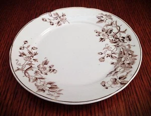 Rare Antique Severn Crescent Pottery Bread Plate 7" Diameter - Circa 1898 - Picture 1 of 4