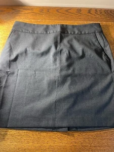Banana Republic Womens Petite Dark Gray Skirt Size 10 Petite, zip closure - Picture 1 of 8