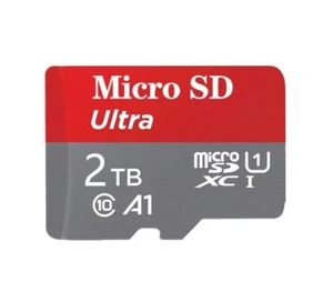 2TB Ultra Micro SD Karte SDXC Speicherkarte U1 TF Karte Memory Card mit Adapter - Photo 1/6