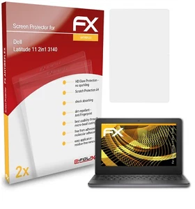 atFoliX 2x Film Protection d'écran pour Dell Latitude 11 2in1 3140 mat&antichoc - Afbeelding 1 van 8