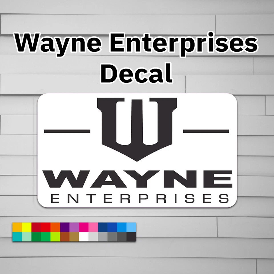 Wayne Enterprises Decal (vinyl for Car laptop window tumbler water bottle) stick - Image 1 of 4
