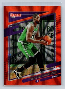 2021 Donruss Holo Orange Laser #10 Tristan Thompson SP  Sacramento Kings A62