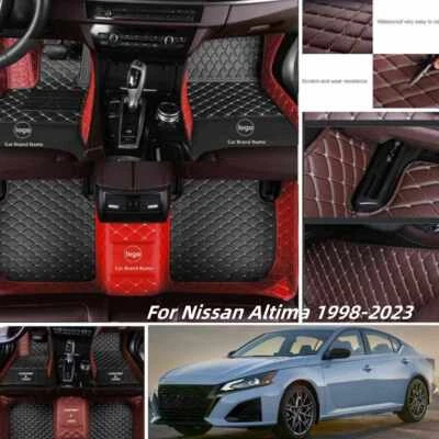 For Nissan Altima 1998-2023 Car Floor Mats PU Leather Carpets Waterproof Liners - Изображение 1 из 4