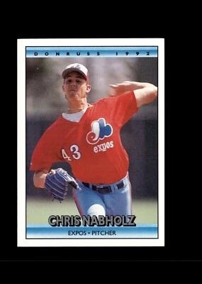 1992 Donruss - Chris Nabholz #170 - Image 1 of 2