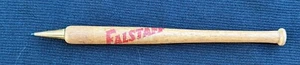 Vintage FALSTAFF BEER MLB Wood Baseball Bat Pencil Mechanical Advertising - Picture 1 of 4