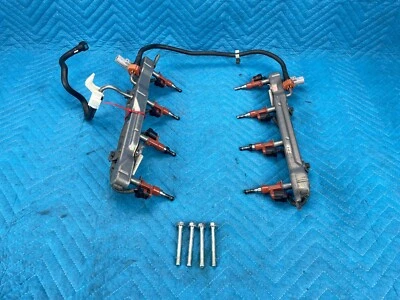 Rieles de combustible Lexus LS460 GS460 LS460L con inyectores y tubo de combustible 125 k 2007-2011 OEM Foto 1 de 4