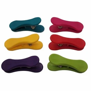 Handy Housewares 6-Piece Colorful Multi-Purpose Bag Clip Set - Great for... - Picture 1 of 7