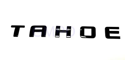 Chevrolet Tahoe GM 2015-2020 emblema de puerta o puerta levadiza negro brillante 84214128 OEM GM Foto 1 de 3