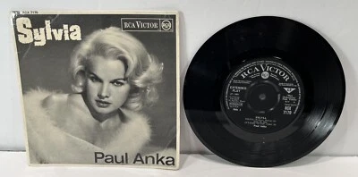 1965 - Paul Anka - Sylvia  7" 45 RPM EP - RCX 7170 NM- Original Movie Songs - Image 1 of 2