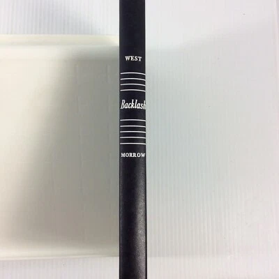 Backlash Morris West Novel Vintage Book 1958 Black White Cover - Image 1 of 4