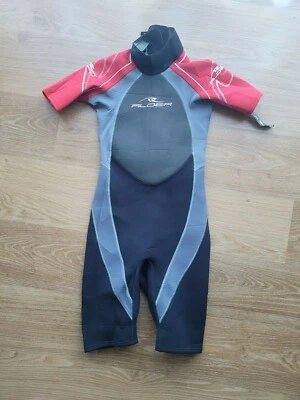 JUNIOR SHORTY WETSUIT ADLER SIZE XXL RED AND BLACK USED GOOD CONDITION - Image 1 of 4
