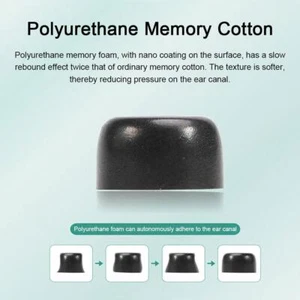NEW Memory Foam Ear Tips For WF 1000XM5 Earbuds Earplug Filter Eartip W K7O6 - Picture 1 of 8