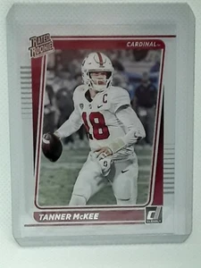 Tanner McKee 2023 Chronicles Clearly Donruss Draft Picks - RC #23 - Stanford - Picture 1 of 2