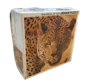 VTG Cats of Africa Jigsaw Puzzle Time Life Parker Brothers 625 pc.21" x 21" NEW - Picture 1 of 8