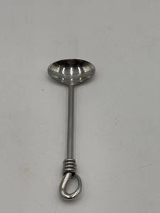 Gourmet Settings Twist N Shout Stainless Black Coil Flatware Sugar Spoon - Picture 1 of 3