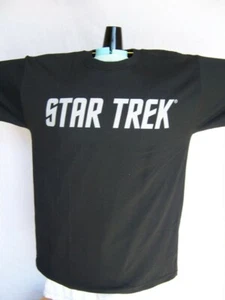 CAMISETA Star Trek Boldly Go NEGRA Trekkie USS Enterprise Pequeña XL Nueva Con Etiquetas - Imagen 1 de 1