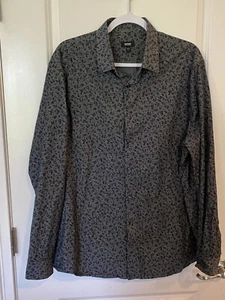 Express extra slim 1mx men’s XL longsleeve button front dress shirt - Picture 1 of 11