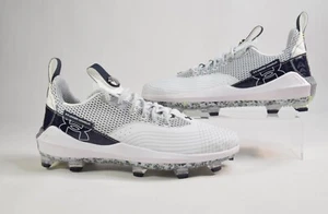 Under Armour Harper 7 Elite Low MCS Baseball Cleats 3025585-401 White | Size 14 - Picture 1 of 5