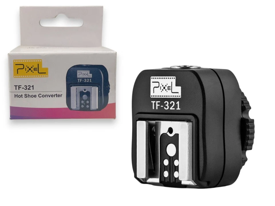 Pixel TF-321 TF-334 TF-335 Hot Shoe Adapter Converter for Canon etc USA SHIPPING - Image 1 of 4