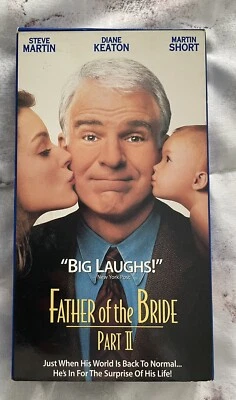 VHS - Father of the Bride Part 2 II - Steve Martin - Diane Keaton Comedy Classic - Image 1 of 4