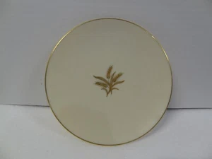 Vintage LENOX Wheat Pattern China R-442 Bread Butter Dessert 7" Plate Beige Gold - Picture 1 of 10