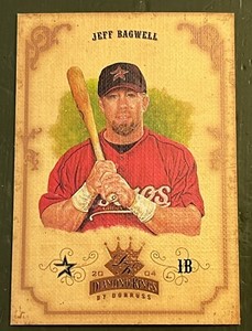 2004 Donruss Diamond Kings Bronze /100 Jeff Bagwell #84 HOF