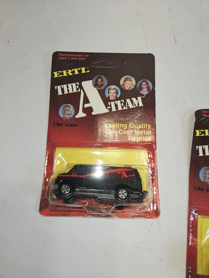 ERTL 1823 - The A Team Van Unpunched - 1/64 Scale W/Clamshell Case Blems - Image 1 of 4