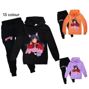 Aphmau Kids Hoodie Shorts Tracksuit Girls T Shirt Top Hat Nightdress - Picture 1 of 22
