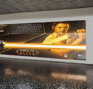 Star Wars Rey Skywalker Yellow Force FX Elite Lightsaber NEW Factory Sealed - Picture 1 of 13