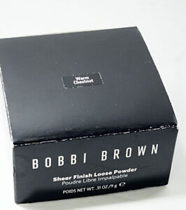 BOBBI BROWN SHEER FINISH LOOSE POWDER SHADE WARM CHESTNUT NEW IN BOX 0.31 Oz
